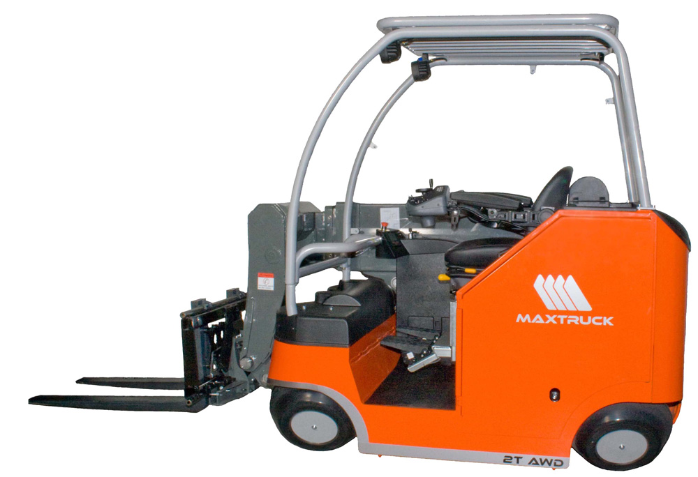 The Maxtruck 2T, A Uniquely Designed Forklift Capable of