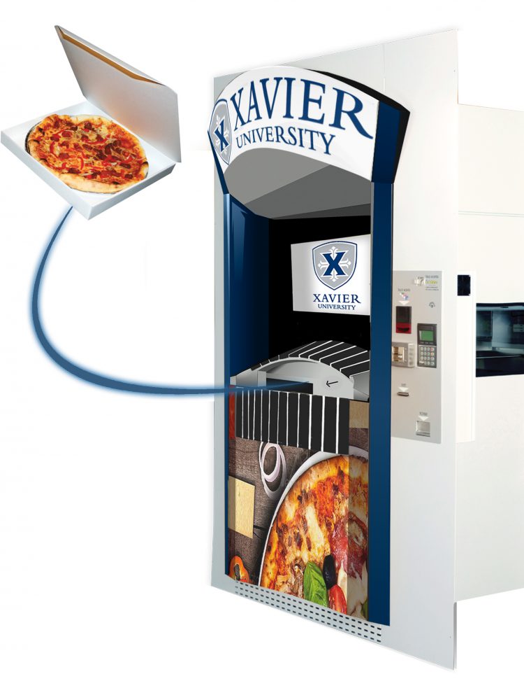 Pizza ATM at Xavier University