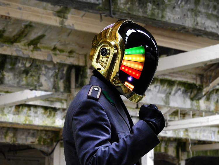 Robotic Daft Punk Helmet