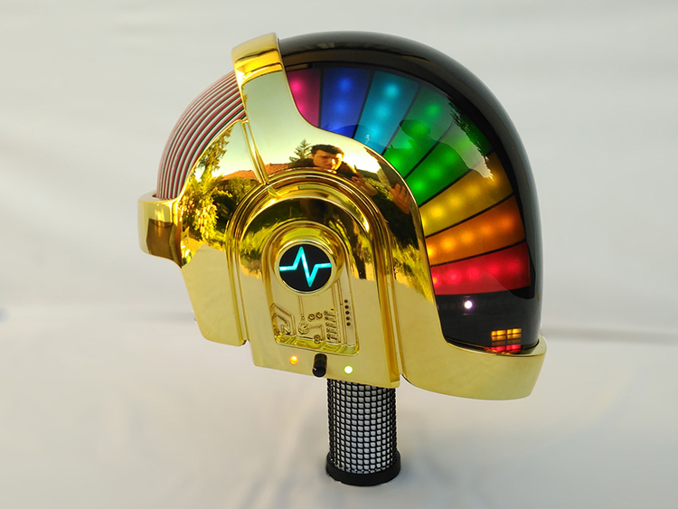 Robotic Daft Punk Helmet