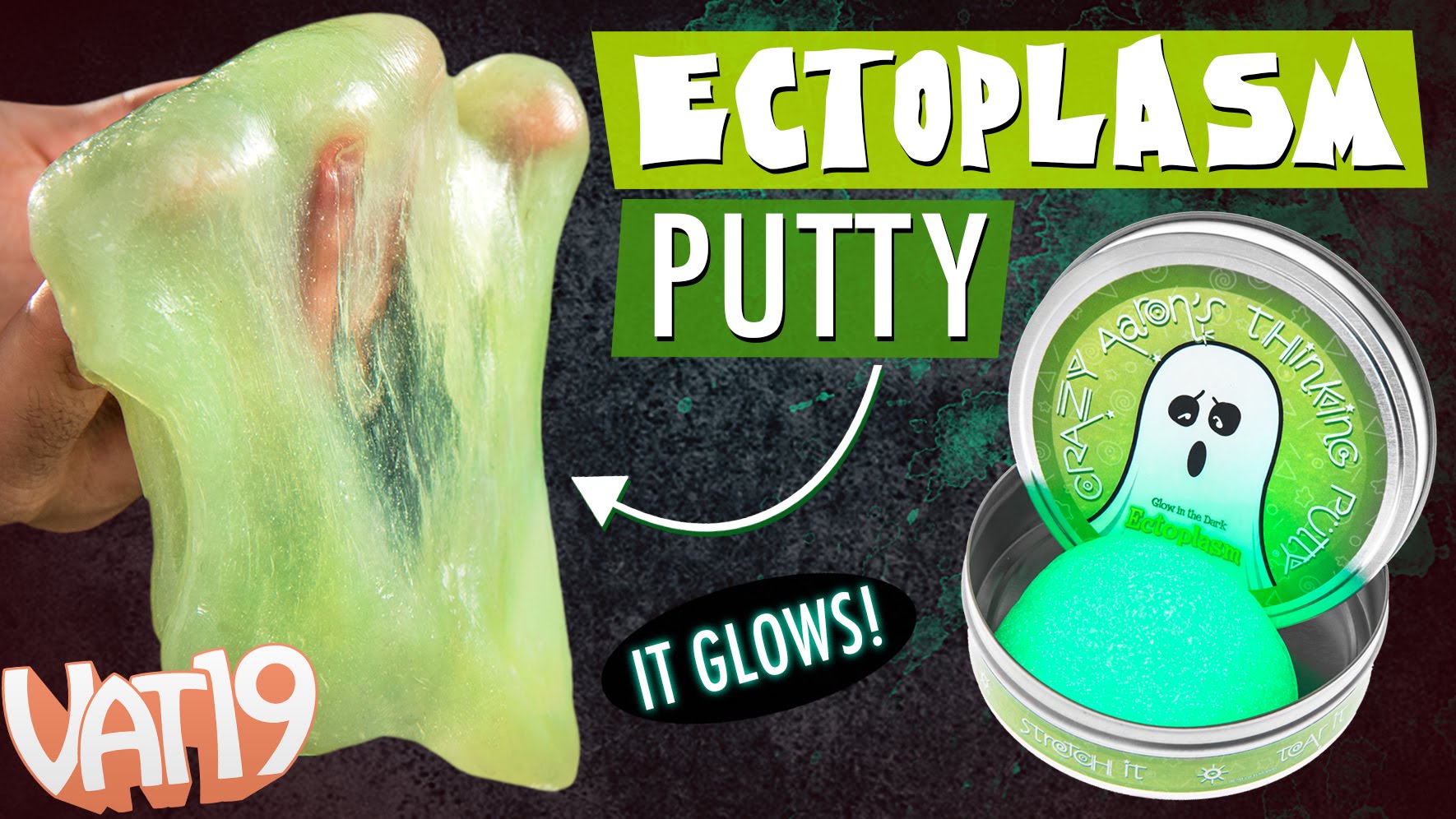 Ectoplasm Putty, Oozy Glow in the Dark Putty That Looks Like Paranormal