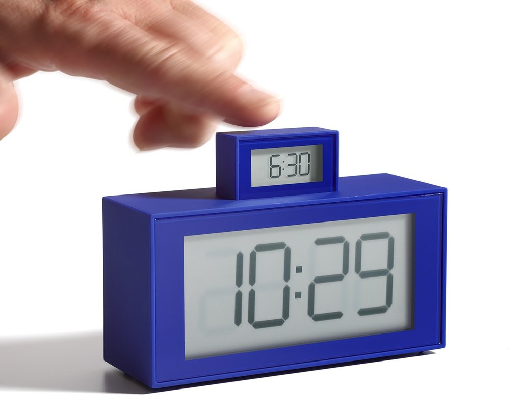 The InOut Alarm Clock, A Clever Digital Clock With a Second Display