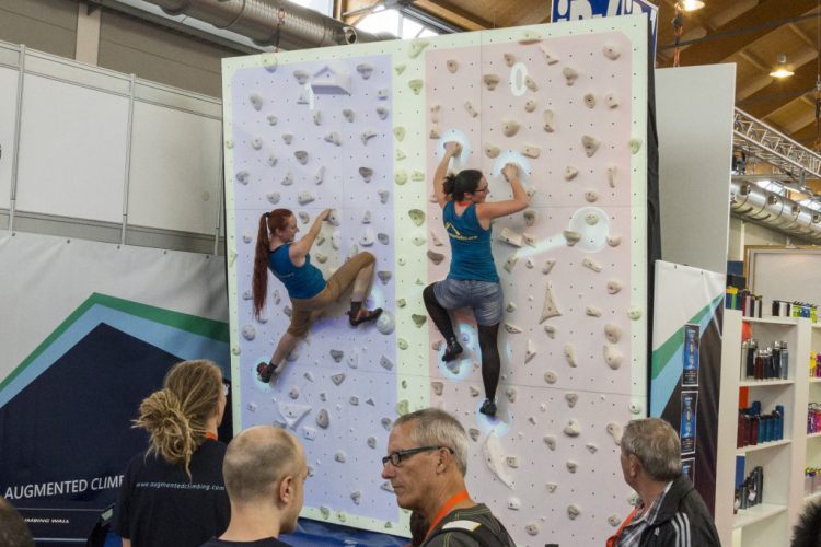 Augmented Climbing Wall Combines Rock Climbing With Augmented Reality