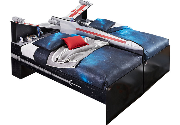 X-wing side by side bed