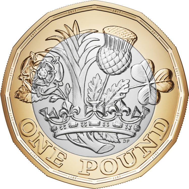 One Pound Coin Back