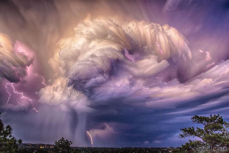 Lightning over Colorado