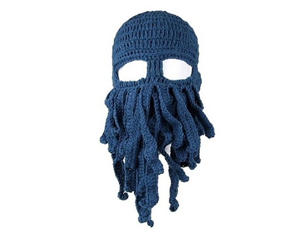 Octopus Ski Mask Blue