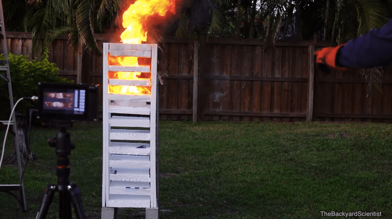 Cannonball Through Styrofoam