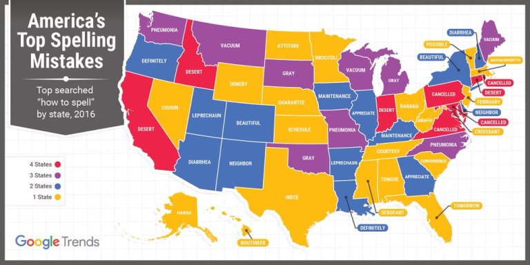 Spelling Map