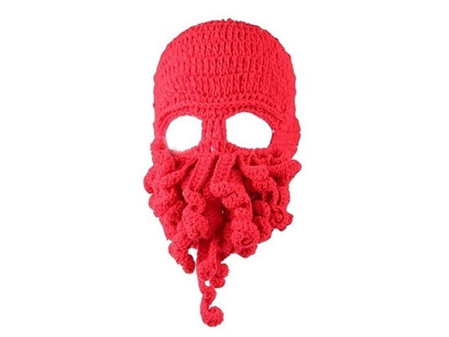 Octopus Ski Mask Red