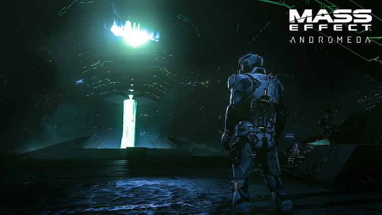 Mass Effect: Andromeda Green Laser Spaceship