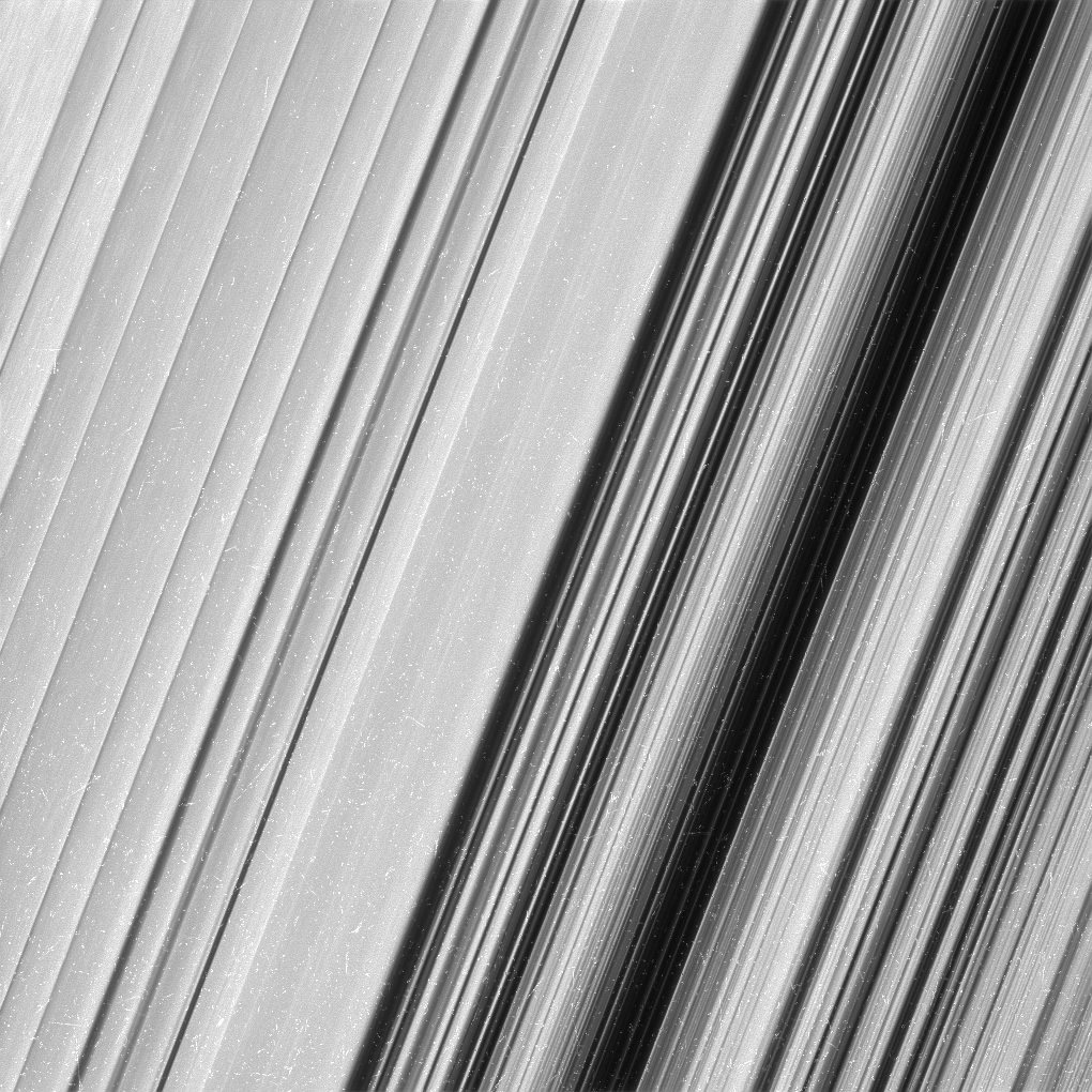 Cassini Saturn Rings Lines