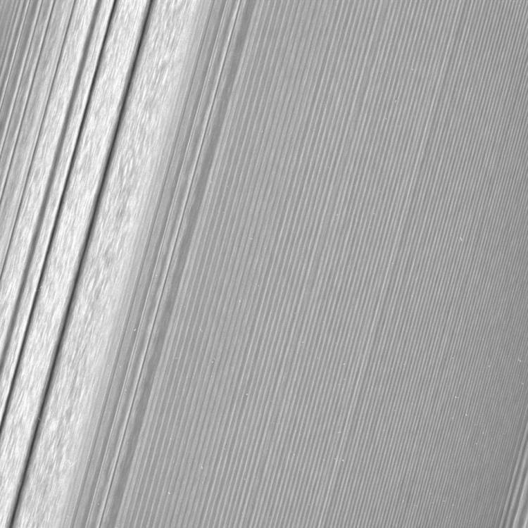 Cassini Saturn Rings Vertical