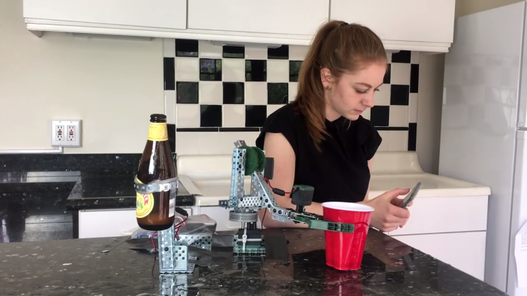 Simone Giertz Beer Robot