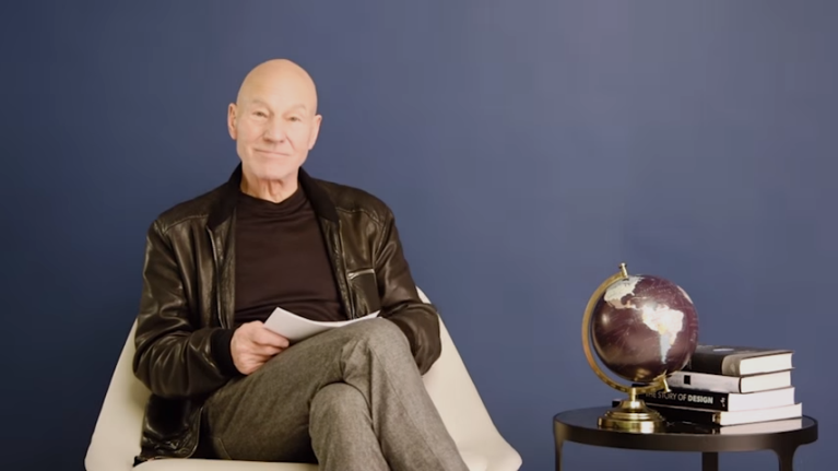 Patrick Stewart Reads Monument Reviews