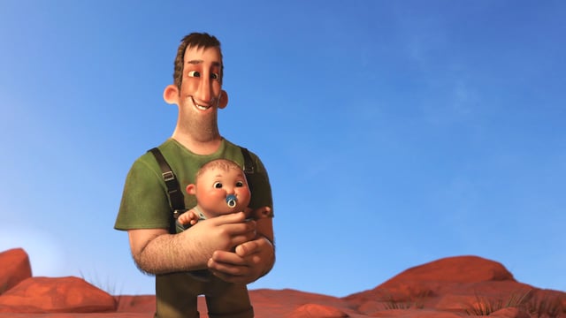 A Father Sacrifices His Own Child to Survive in the Dark Comedy Animated  Short 'DADDYCOOL'