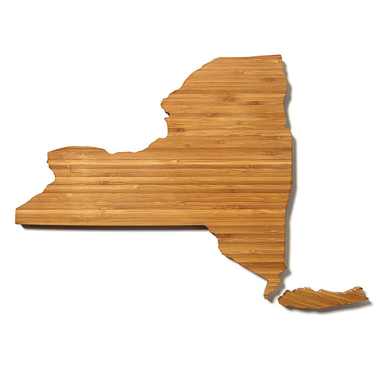 Wooden Cutting Boards Shaped Like U.S. States