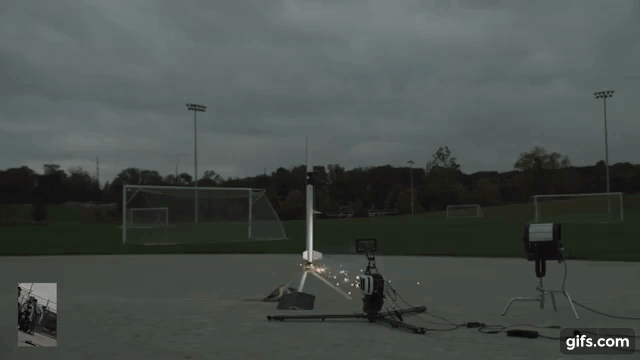 6ft Rockets in Slow Motion