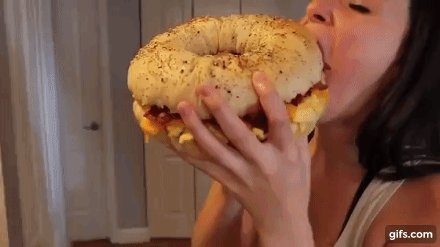 DIY Giant Breakfast Sandwich
