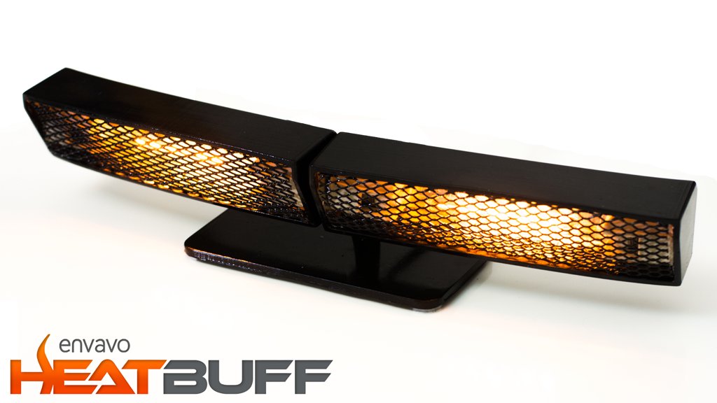 Heatbuff, A Desktop Computer Space Heater to Help Keep Your Hands Warm While Using a Keyboard