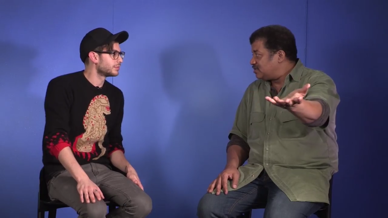 Neil deGrasse Tyson and Jake Roper