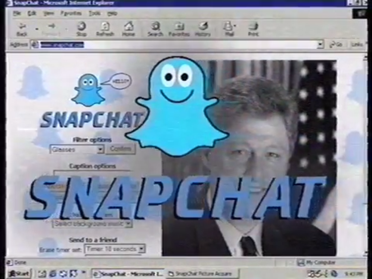 Nuevo video muestra cómo hubiera sido tener Snapchat en los 90s