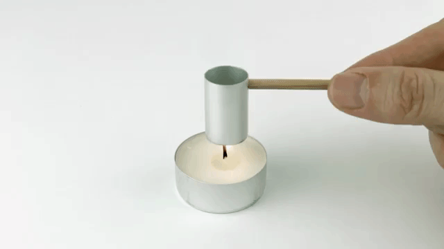 Boiling Water Over Tealight Candle