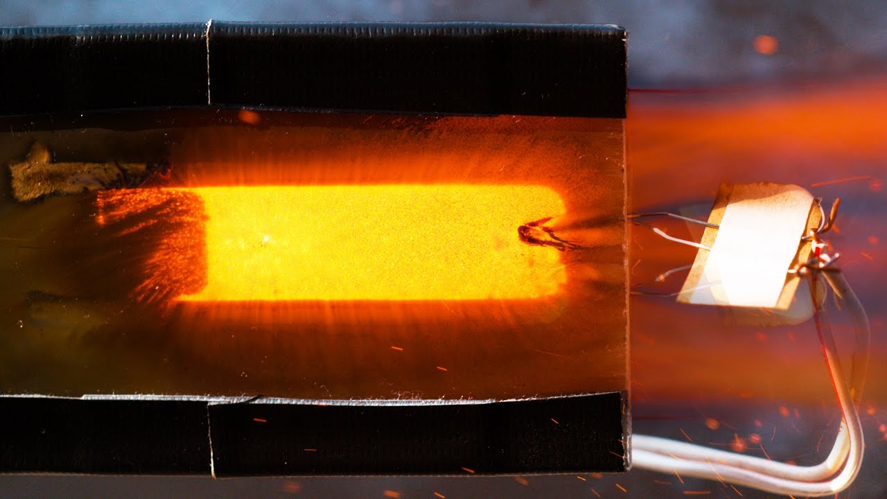 A SeeThrough Model Rocket Engine Burning in Slow Motion Showing How