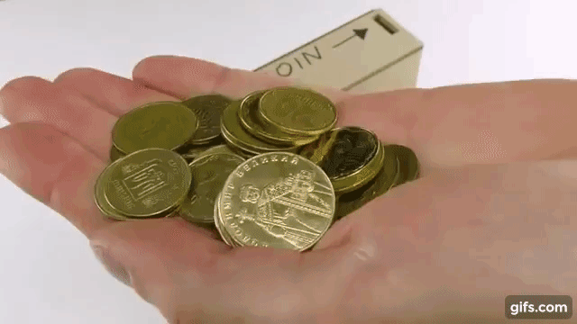 Coin Sorting Machine From Cardboard