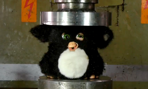 Crushing a Furby With a Hydraulic Press