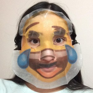 Emoji face masks