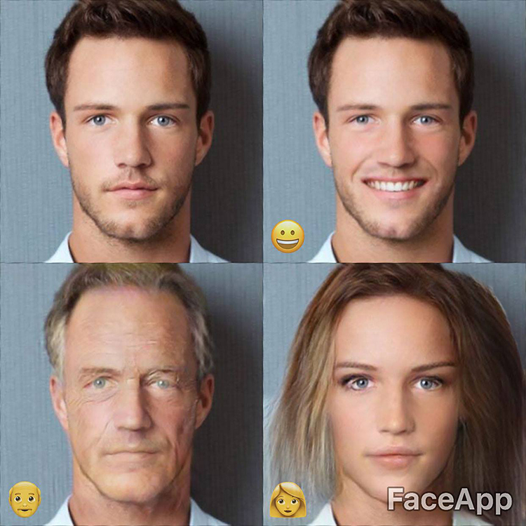 FaceApp, An App That Uses Artificial Intelligence to Add a Smile or