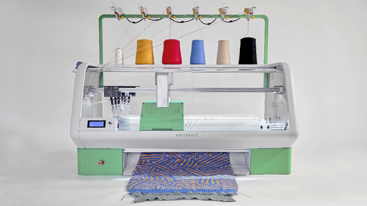 Kniterate, A Digital Desktop Knitting Machine That Prints Custom