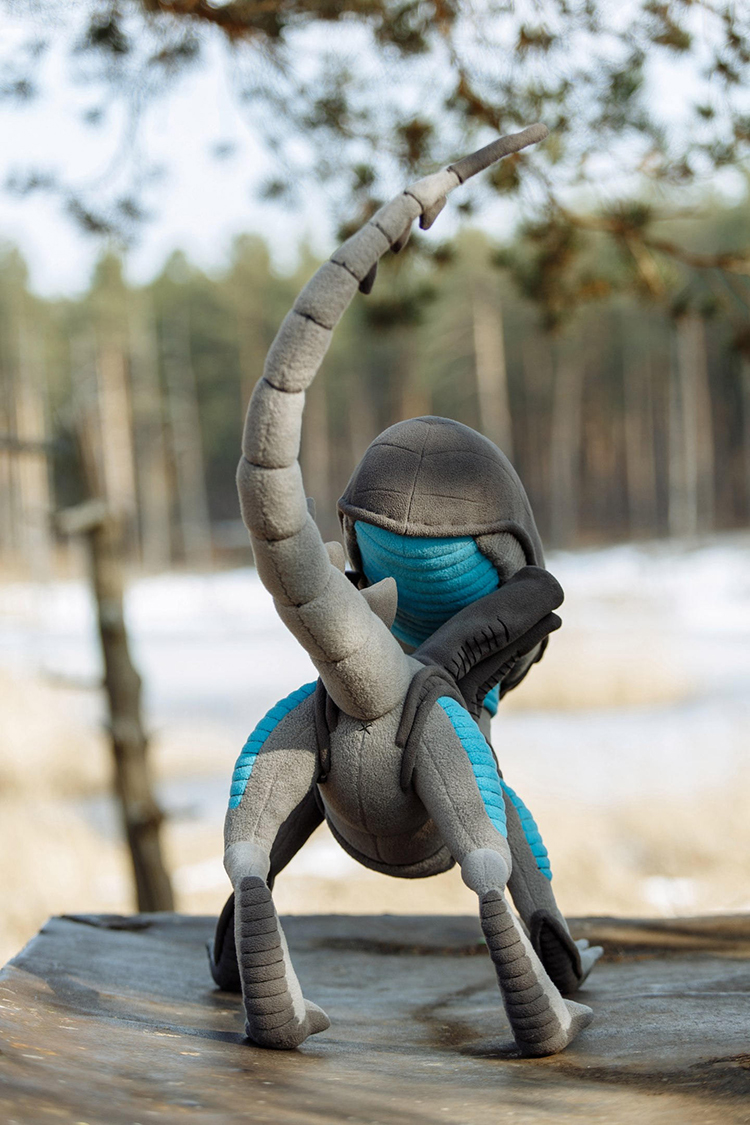 An Adorable Alien Xenomorph Plush Toy