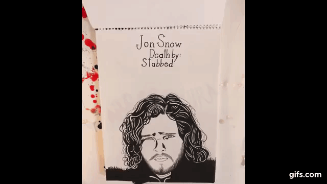 Artist Recreates Every Major Game of Thrones Death With Clever Hand-Drawn Flip Book