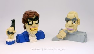 Austin Powers and Dr Evil in LEGO