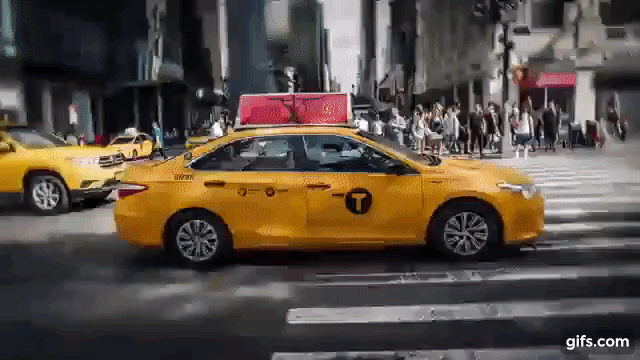 Changing Taxis NYC Timelapse