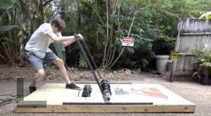 The Backyard Scientist Builds a Giant Mouse Trap That Smashes Everything