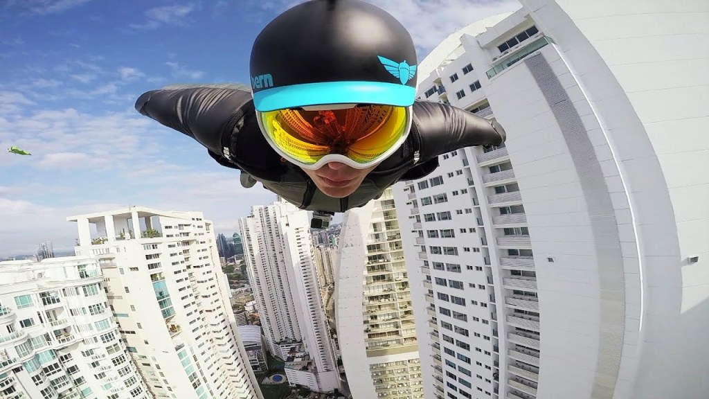 GoPro Footage of Fearless Wingsuit Pilots Flying Between Skyscrapers