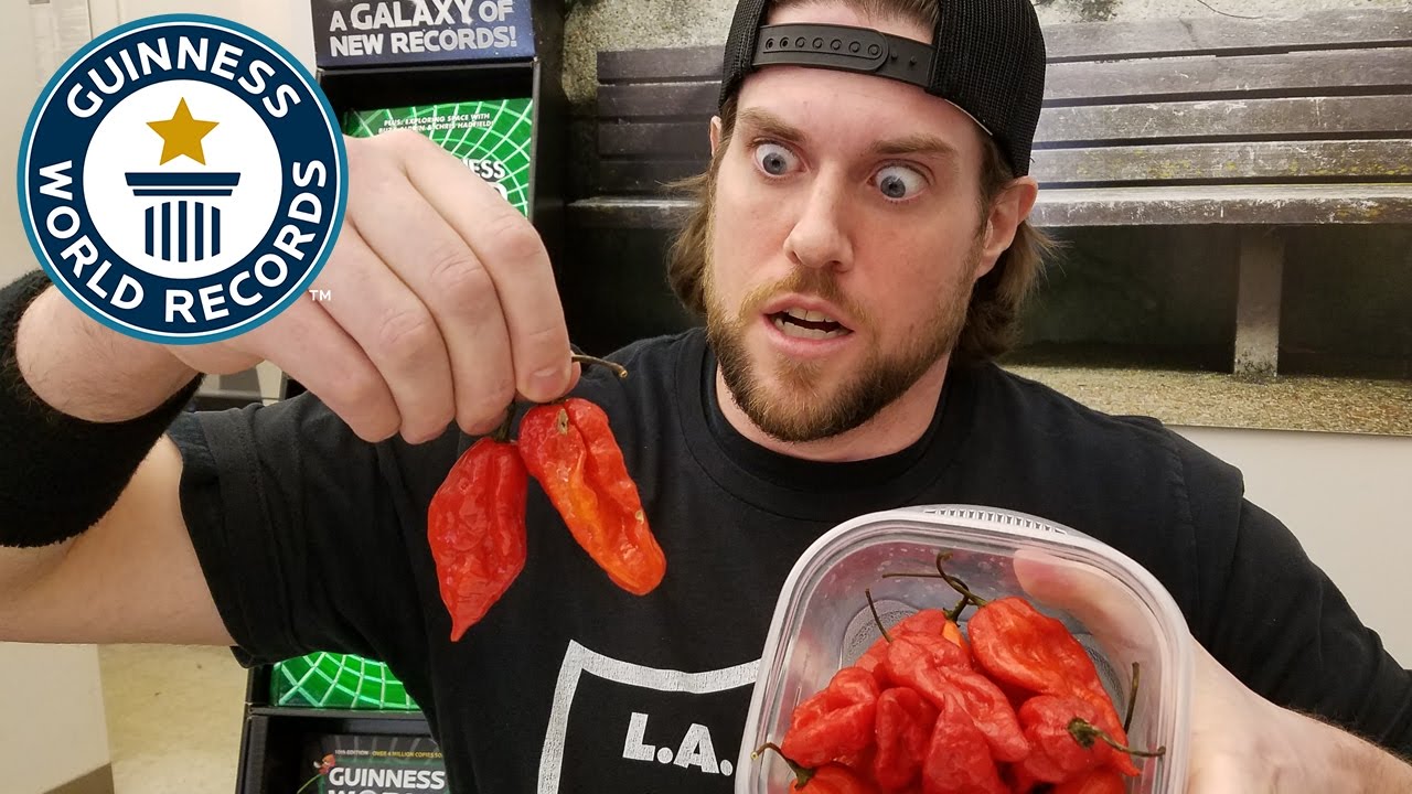 L.A. Beast Sets Guinness World Records for Eating Ghost Chili Peppers