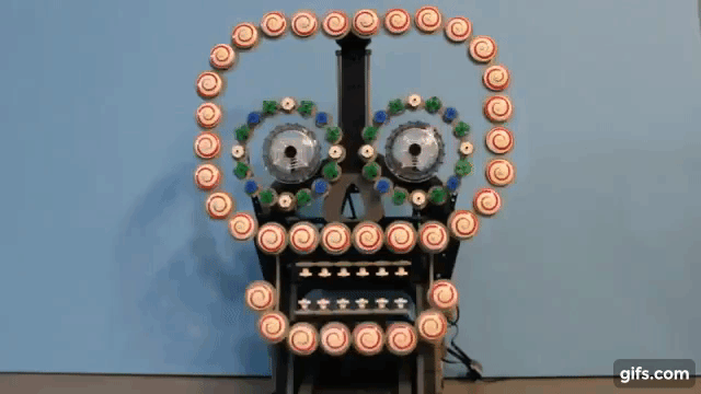 Lego Sugar Skull Automaton