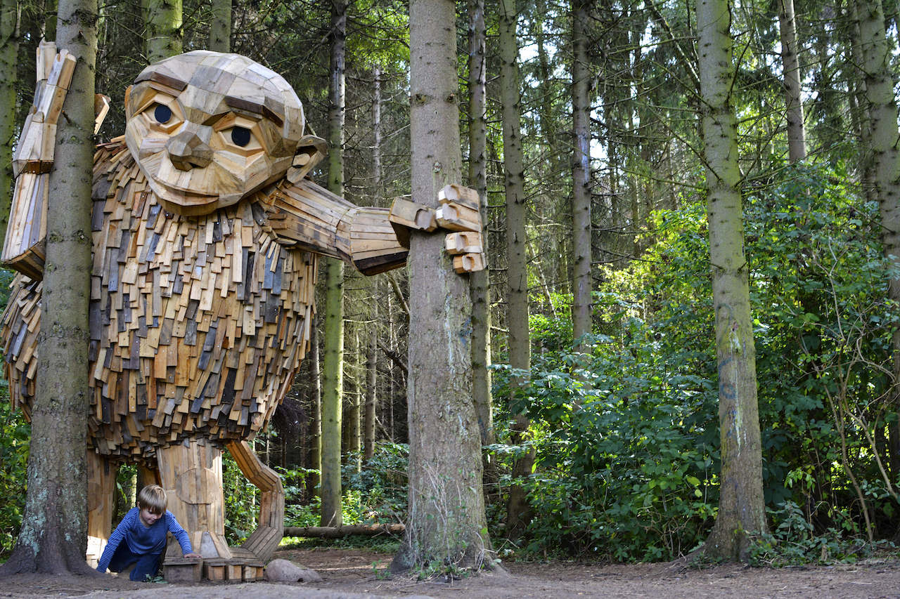 Six Towering Wooden Sculptures of 'Forgotten Giants' Hidden Around