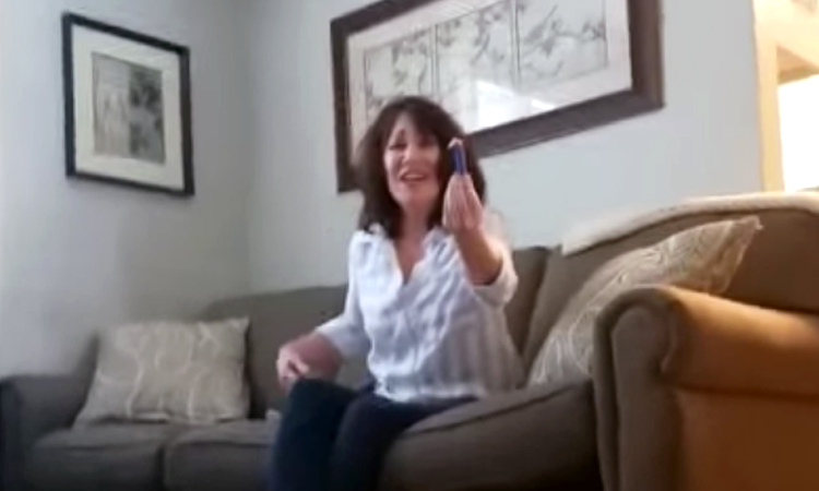 Lucky Nerf Shot At Mom