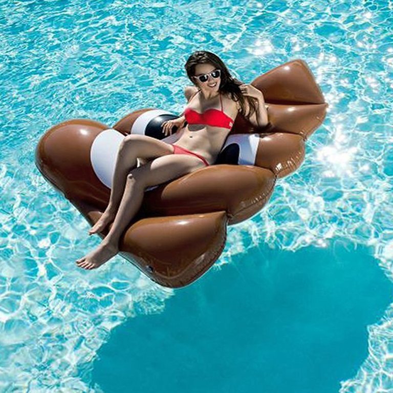 Poop Emoji Pool Float