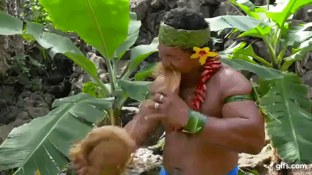 Samoan Chief Kap Husk Coconut Teeth