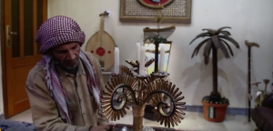 Talented Syrian Artist Creates Beautiful Functional Sculptures From the Remnants of War by Lori Dorn at 3:08 PM on May 2, 2017 (Edit) Abu Ali al-Bitar Syrian Artist Art Weapons