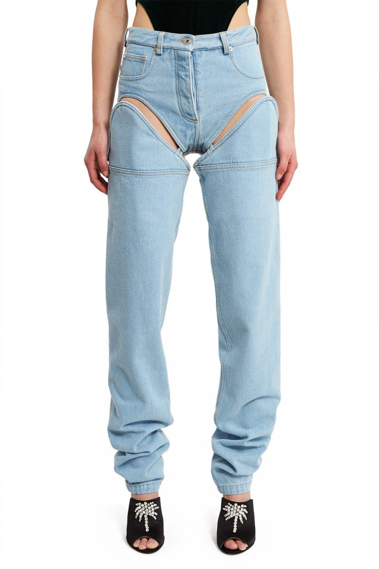 Uniquely Designed Jeans That Easily Convert Into High Cut Shorts Either