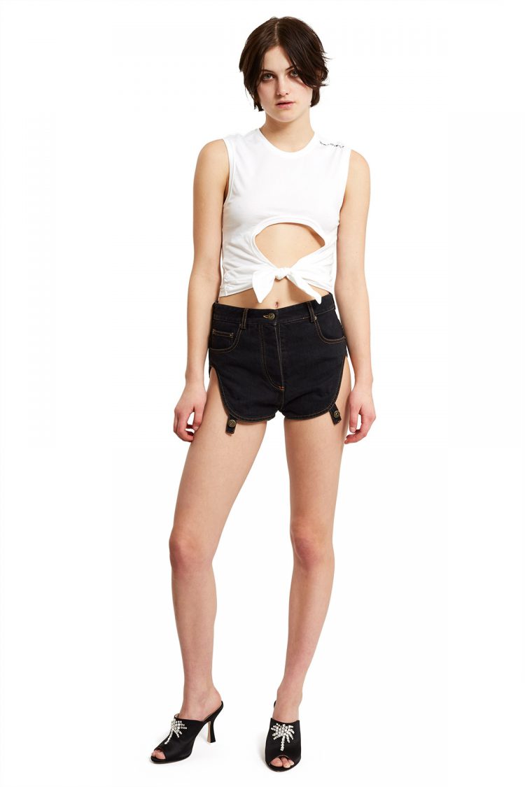 YProject Side Detachable Jeans Shorts