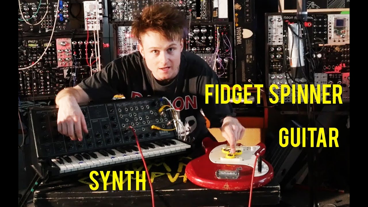 A Clever Handmade Fidget Spinner Electric Guitar