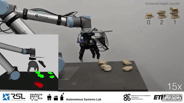 Autonomous Robot That Can Pick up Odd Shaped Rocks and Stacks Them on Top of Each Other